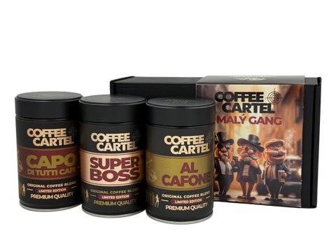 Mafia – Malý gang – degustační sada kávy (3x150 g)