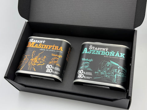 Vlakafe – Síla parního stroje – dárková sada