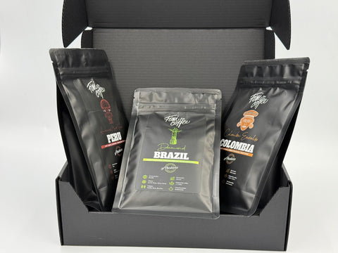 Jižní Amerika – Malá cesta – degustační sada kávy (3x100 g)