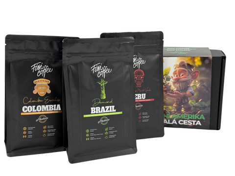 Jižní Amerika – Malá cesta – degustační sada kávy (3x100 g)