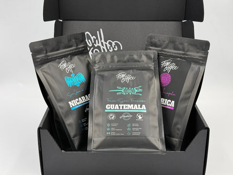 Střední Amerika – Malá cesta – degustační sada (3x100 g)