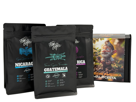 Střední Amerika – Malá cesta – degustační sada (3x100 g)