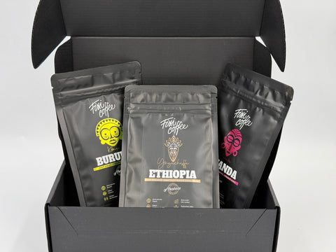 Afrika – Malá cesta – degustační sada kávy (3x100 g)