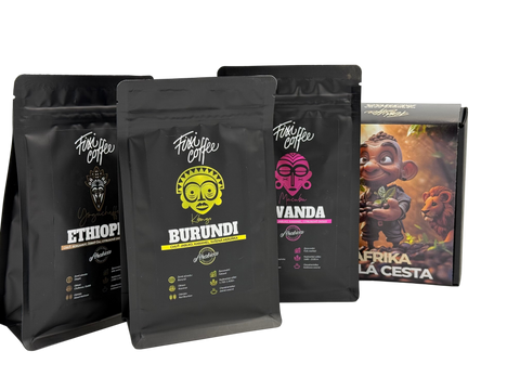 Afrika – Malá cesta – degustační sada kávy (3x100 g)
