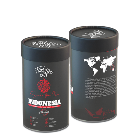 Indonesie Sumatra – výběrová káva, 100% arabica