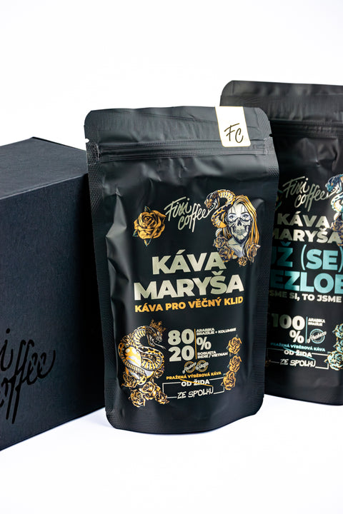 Káva Maryša – Ve velkém balíku – degustační sada (6x100 g)