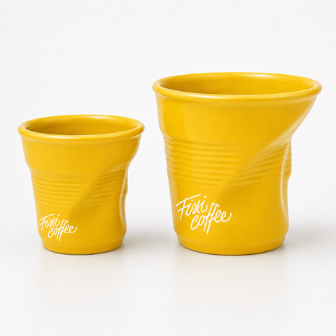 Pomačkaný hrnek Fixi Coffee