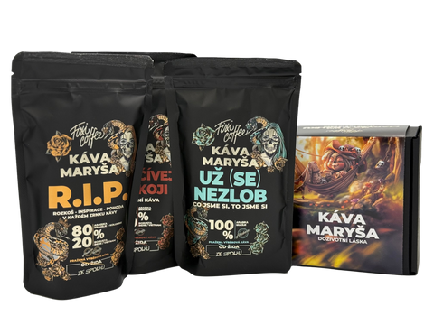 Káva Maryša – V balíku poprvé – degustační sada (3x100 g)