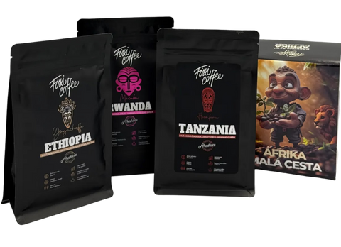 Afrika – Malá cesta – degustační sada kávy (3x100 g)