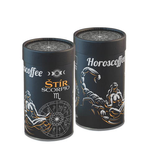 Fixi Coffee Horoscoffee Štír - směs výběrové kávy v dárkové dóze