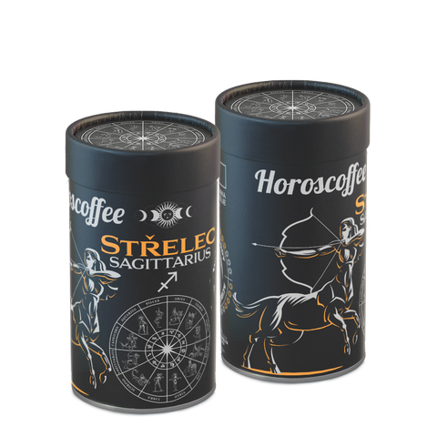 Fixi Coffee Horoscoffee Střelec - směs výběrové kávy v dárkové dóze